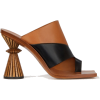 Givenchy ASYMMETRICAL MULES IN WOOD HEEL - Sandały - 