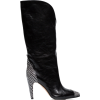 Givenchy Black Leather Knee High Boots - Boots - 