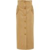 Givenchy Button-Detailed Cotton-Crepe Mi - Faldas - 