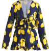 Glamorous Navy Lemon Jumpsuit - Dresses - $33.00 