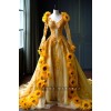 Glamorous sunflower ball gown - Vestidos - 