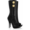 Glamour smooth black boots - Сопоги - 