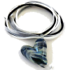 Glass Heart Necklace - Ожерелья - $38.00  ~ 32.64€