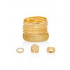 Glitter Cuff Bracelets and Rings - Bracelets - $6.99 