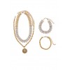 Glitter and Rhinestone Necklace and Bracelets - Bransoletka - $7.99  ~ 6.86€
