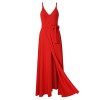 GlorySunshine Women's Vintage Split Side Adjustable Straps Beach Evening Midi Dresses - 连衣裙 - $19.99  ~ ¥133.94