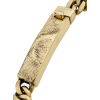 Gold Molded Chain Bracelet - ブレスレット - 