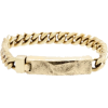Gold Molded Chain Bracelet - Bransoletka - 