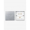 Gold-Tone Heart Necklace And Earrings Set - Naušnice - $145.00  ~ 921,12kn