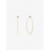 Gold-Tone Hoop Earrings - Orecchine - $55.00  ~ 47.24€
