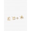 Gold-Tone Mix-And-Match Stud Earrings - Earrings - $150.00 
