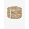 Gold-Tone Multi-Chain Baguette Bracelet - Bracelets - $175.00 