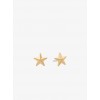 Gold-Tone Star Stud Earrings - Kolczyki - $45.00  ~ 38.65€