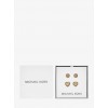 Gold-Tone Stud Earrings Set - Aretes - $125.00  ~ 107.36€