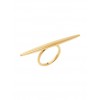 Gold-Tone Tribal Ring - Pierścionki - $95.00  ~ 81.59€