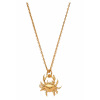 Gold Crab Necklace - Colares - 