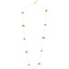 Gold-Tone Flower Necklace - Halsketten - 