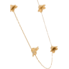 Gold-Tone Flower Necklace - Ogrlice - 