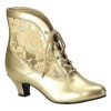 Gold Vintage Ankle Boot - Botas - 