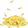 Gold coins - Ilustracje - 