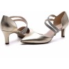 Gold diamante  court shoes pointed Toes - Classic shoes & Pumps - 