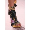 Gold floral sandals - Sandalias - 