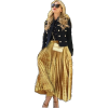 Gold pleated skirt - Uncategorized - 