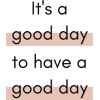 Good day - Uncategorized - 
