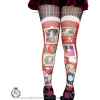 Gothic Baroque Lolita Vampire Tights  - Dokolenice - 