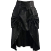 Gothic Black skirt - Gonne - 
