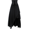 Gothic Black skirt - Krila - 