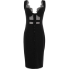 Gothic Bodycon Dress - sukienki - 