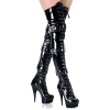 Gothic Thigh High Boots - Stiefel - 