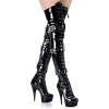 Gothic Thigh High Boots - Stivali - 