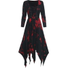 Gothic dress red and black - Uncategorized - 