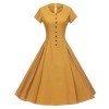 GownTown 50'sdresses For Women Cocktail Party Swing Dress - Dresses - $36.98 