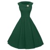 GownTown Vintage Classy Sleeveless Party Picnic Party Cocktail Dress - Dresses - $29.98  ~ £22.79