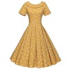 GownTown Women's 1950s Polka Dot Vintage Dresses Audrey Hepburn Style Party Dresses - Vestiti - $35.98  ~ 30.90€