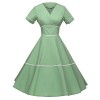 GownTown Women's 1950s Vintage Dresses Audrey Hepburn Style Party Dresses - Dresses - $34.98 