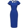 GownTown Women's 50s 60s Vintage Sexy Fitted Office Pencil Dress - Dresses - $23.98  ~ £18.23
