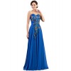 Grace Karin Long Strapless Embroidery Prom Dress A-Line CL6168 (Multi-Colored) - Kleider - $45.99  ~ 39.50€