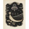 Granville French artist comet print 1841 - Ilustracije - 