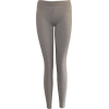 Gray Cotton Leggings Full Length - Ghette - $7.95  ~ 6.83€