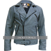 Gray Brando Belted Unisex Mens Womens Bi - Jacket - coats - $179.99 