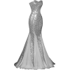 Gray Gown - Dresses - 