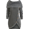 Gray - Pullovers - 