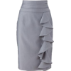 Gray pencil skirt - スカート - 