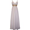 Greek Goddess Chiffon Starburst Beaded Full Length Gown Prom Dress Junior Plus Size Ivory - Vestiti - $149.99  ~ 128.82€