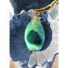 Green Agate Pendant Necklace - Halsketten - $35.99  ~ 30.91€