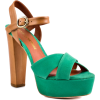 Green Brown - Sandals - 